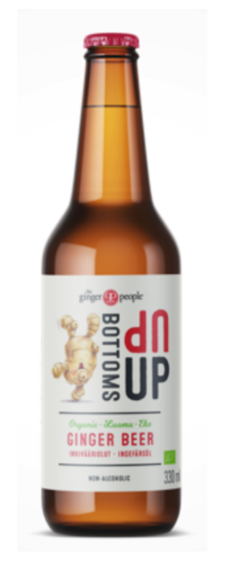 Bière au gingembre biologique Bottoms Up - The Ginger People